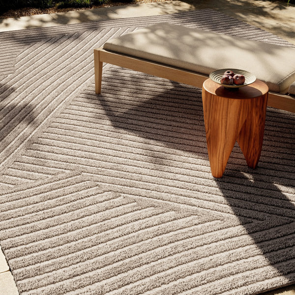 Chasen Outdoor Rug- Heather Natural