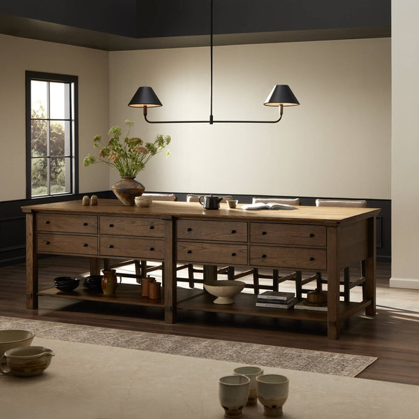 Gardendale Kitchen Island- Oak Available June